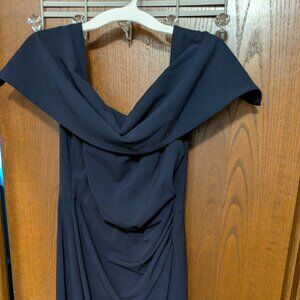 Off the shoulder cocktail gown
